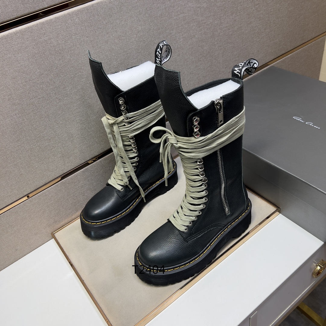 RickOwens Long Boots Women 0508